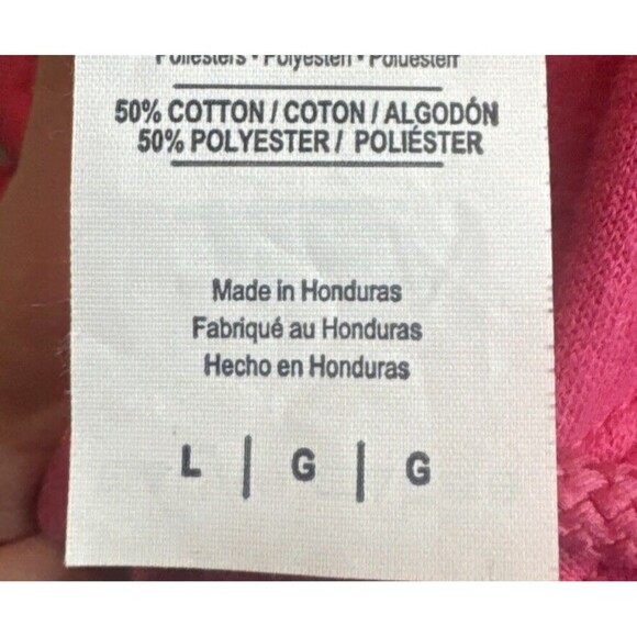 BEST REALTOR EVER. Bright PINK W/ BLACK Writing Hoodie Cotton Polyester SZ L - Picture 5 of 5